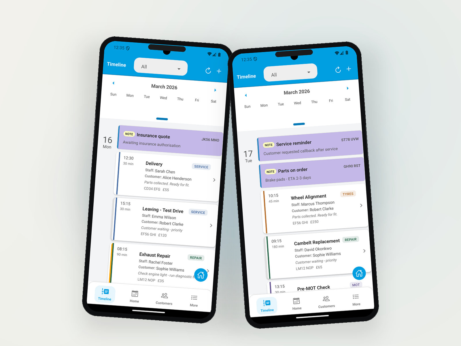 BSchedule — view 2